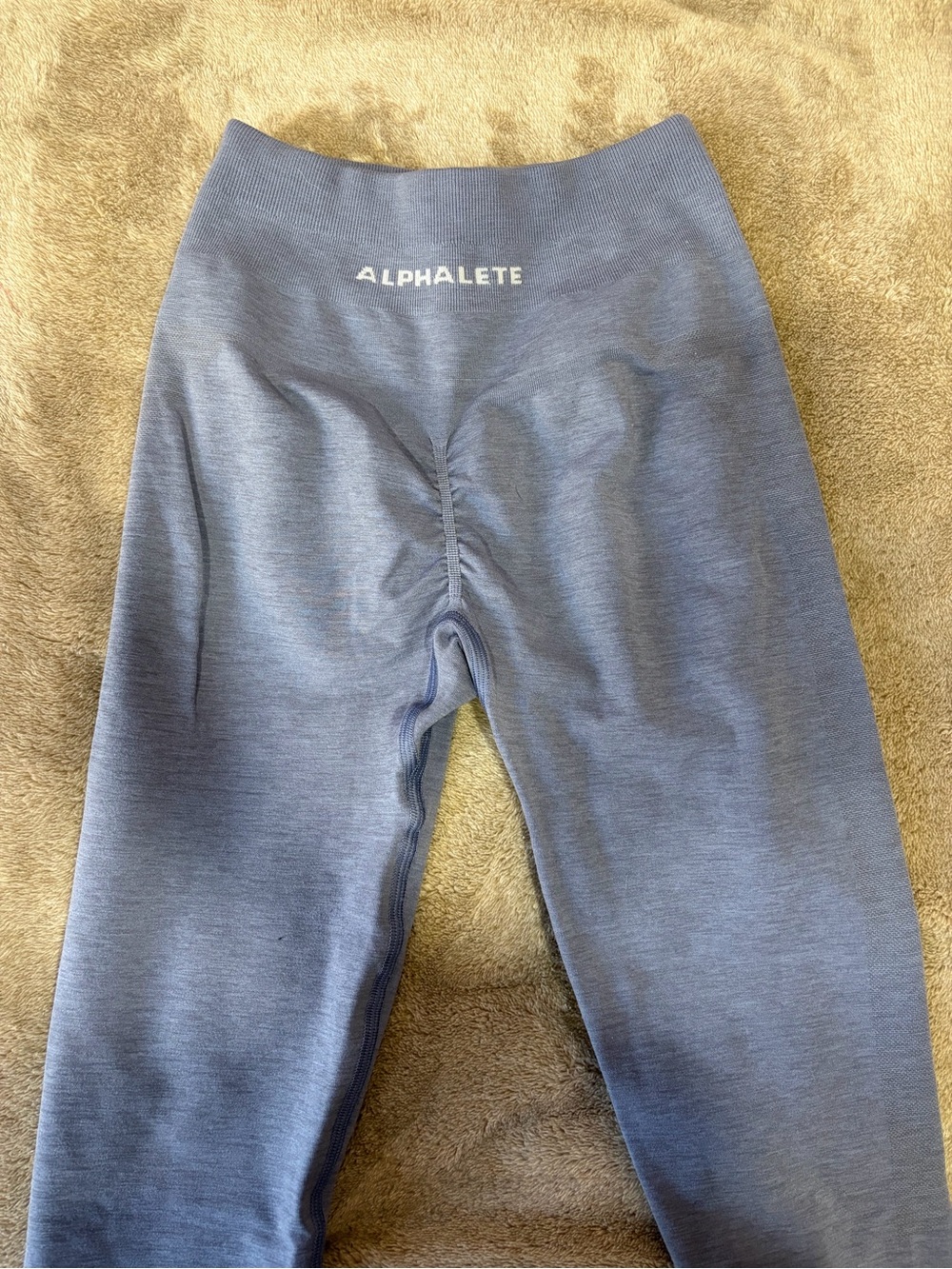 Alphalete Kids French Blue Seamless High-Waist Leggings
